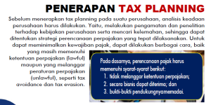 Penerapan Tax Planning